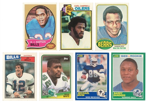 1951-1991 Assorted Football Card Collection (67) Including Several Hall Of Fame Rookie Cards!